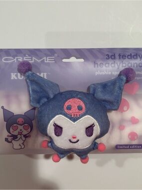 Crème Sanrio Kuromi Limited Edition 3-D plush spa headband / NEW in packaging